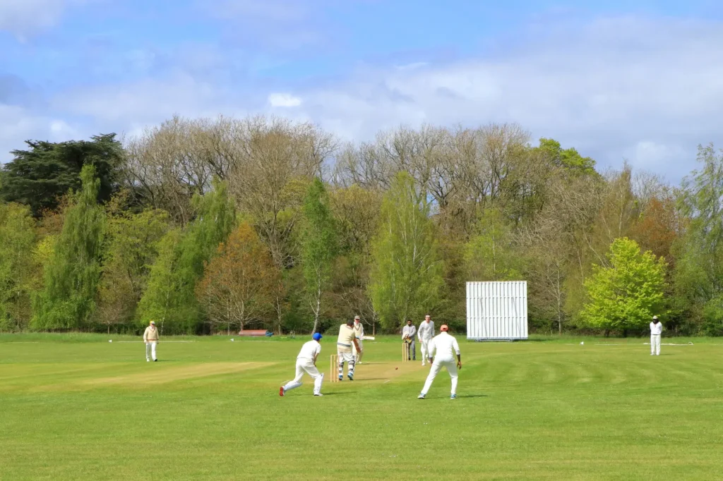 Middleton Stoney Cricket Club Ground in Oxfordshire by Phillip Wilcox