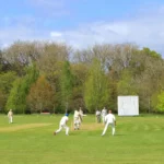 Middleton Stoney Cricket Club Ground in Oxfordshire by Phillip Wilcox